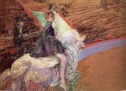 Henri  Toulouse-Lautrec in the circus Fernando, horseman on Weibem horse Spain oil painting artist